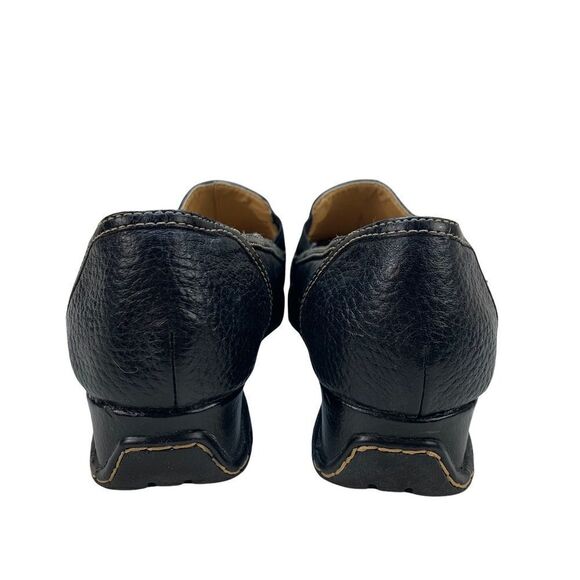 🔵Bjorndal Neptune Black Leather Slip On Loafers 6 - Picture 6 of 9